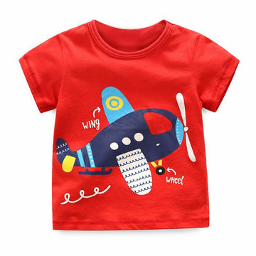 Plane Graphic Tee (R) - Funsies Garments